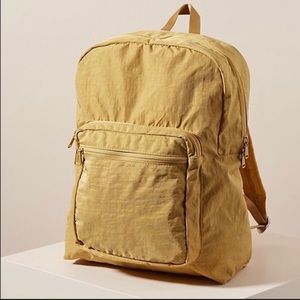 Baggu School Backpack in Ochre Yellow